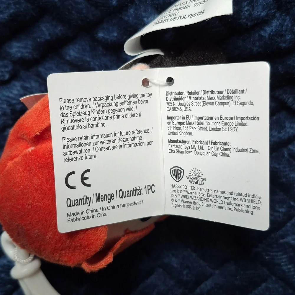 Harry Potter Ron Weasley & Dobby Plush Keychain Set, New With Tags - Picture 5 of 14